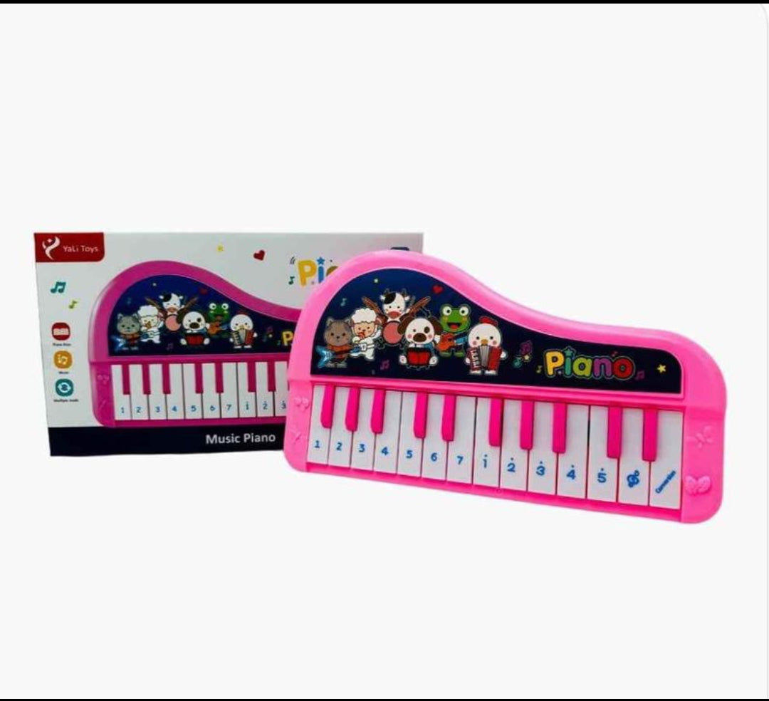 Orga  / Pian muzical pentru copii roz, interactivă și educativă 💕