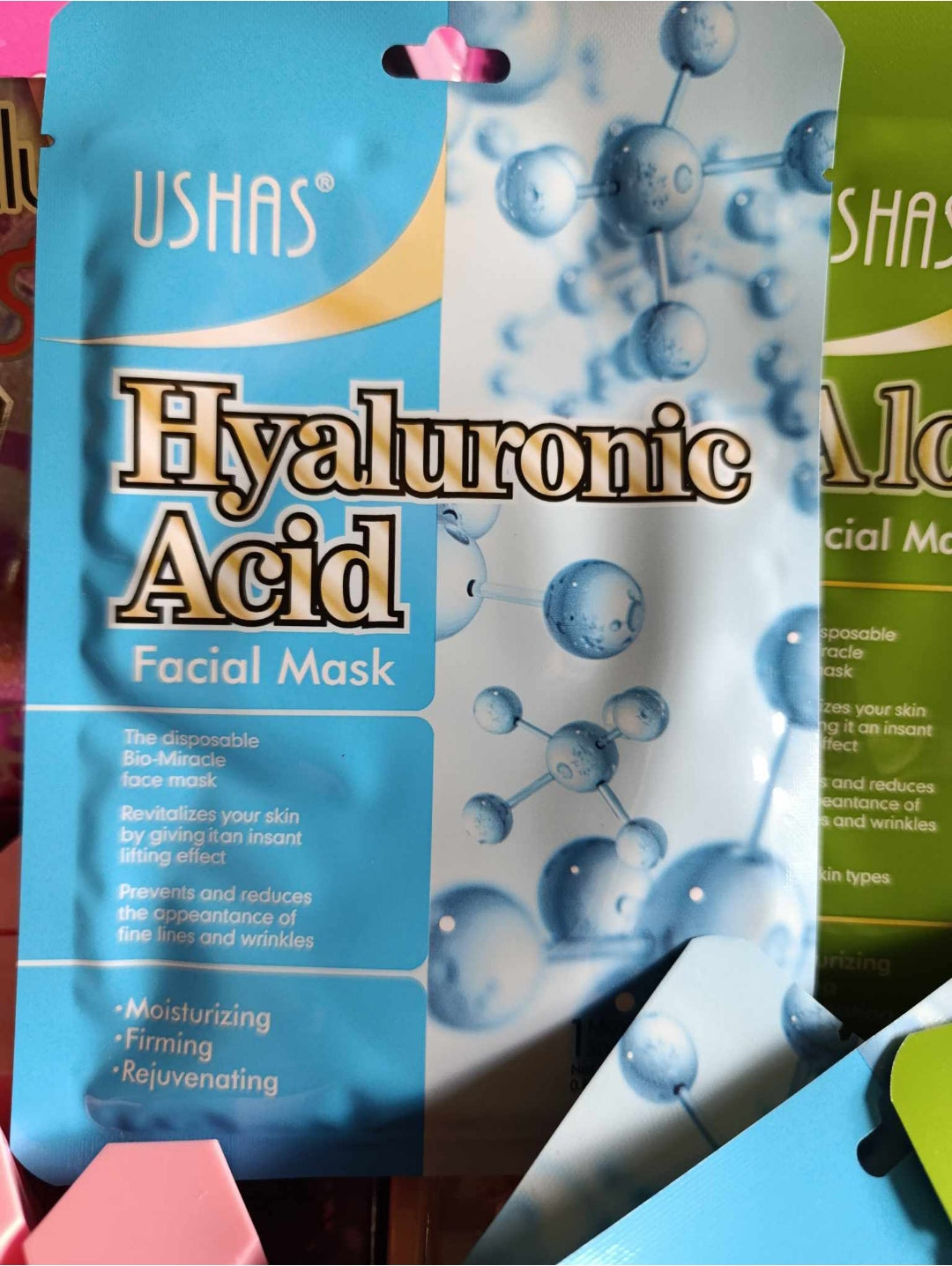 Masca faciala Ushas cu acid hialuronic