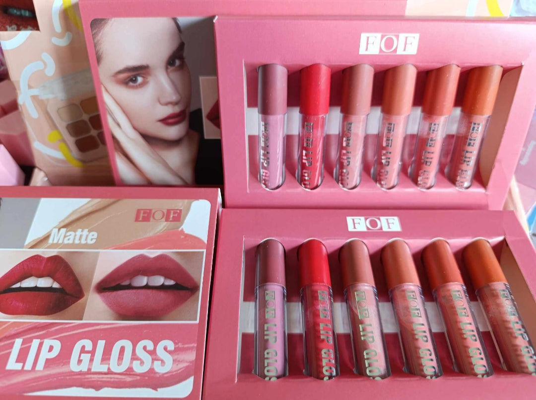 Ruj lichid engros pentru buze 6/set