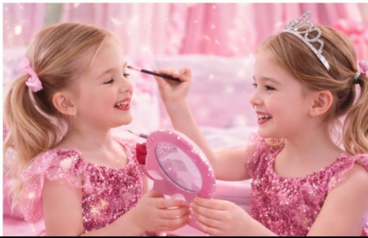 💄 Set de frumusețe pentru fetițe Cute Beauty – machiaj și manichiură, jucărie educativă multicoloră 💕