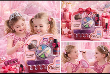 💄 Set de frumusețe pentru fetițe Cute Beauty – machiaj și manichiură, jucărie educativă multicoloră 💕