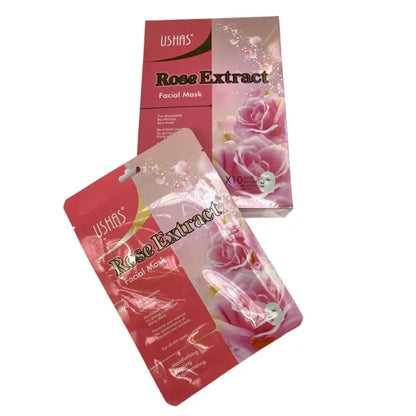 Masca faciala Ushas, cu extract de trandafiri
